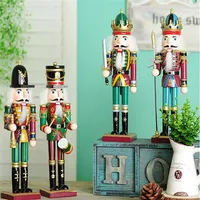 30cm Nutcracker Puppet Soldiers Home Decorations for Christmas Creative Ornaments and Feative and Parrty Christmas gift195u