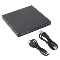 Car Video External DVD ROM Optical Drive USB 2 0 CD DVD-ROM CD-RW Player Burner Slim Portable Reader Recorder Portatil For Laptop334v