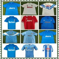 1986 1987 1988 1989 1990 1991 Napoli Retro Soccer Jerseys 87 88 89 90 91 93 Naples Maradona Vintage Calcio Classic Vintage Footbal200U