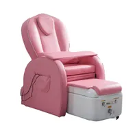 Güzellik Ürünleri Çok Fonksiyonlu Pembe Masaj Sandalye Manikür ve Ayak Banyosu Pedikür Sandalyeleri için Kullanılabilir Ayak Masaj Kanepe Makinesi Elektrikli Asansör Güzellik Yatağı Yalan