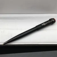 Mat zwart roller ballpen van hoge kwaliteit Ballpoint Pen met slangenclip Office Stationery Supplies Luxurs Write Navul Pens257G