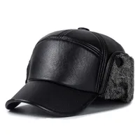 Ball Caps Men&#039;s Military Cap For Male Winter Military Cap Warm Tab Outdoor Thick Fleece Sports Women&#039;s Hat BQM207 Z0301