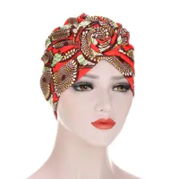 Шапочки шапочки/кепки черепа Африканская нигерийская улитка Спираль Женщины волосы Турбанская мода Мусульманская женская шапоч