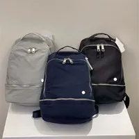 간단한 단색 학생 캠퍼스 야외 가방 십대 Shoolbag Backpack Backpacks 레저 여행 LL#120 80189H 인 Korean Trend