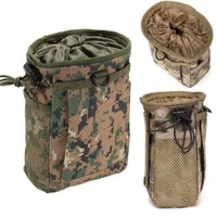 Backpacking Packs Tactical Dump Drop Pouch Magazine Pouch Military Hunting Airsoft Gun Accessories Sundries Pouch Protable Molle Recovery Ammo Bag R230301