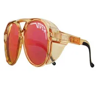 2021 PITS VIPER TR90 Frame Mirrored Lens Windproect Cycling Sport UV400 Protection Pits Polariserat solglasögon för män Women255h