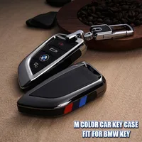 M Color Car Key Case FOB Shell Cover für BMW 5 Serie 528LI 530LI X1 X5 X61825