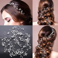 Copricapi di copricapo di strass per capelli sposa per capelli per capelli gioielli per matrimoni per matrimoni Cristalli di cristalli per donne