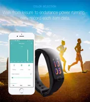 F1S Smart Bracelet Color Scree Blood Oxygen Monitor Ratio de velocidad Smart Heart Monitor Sport Fitness Tracker Smart Wristatch para ANDR5250539