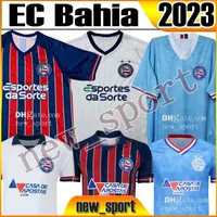 2022 EC Bahia GILBERTO Hombres Soccer Jerseys ROSSI FLAVIO RODRIGUINHO Home Away Football Shirt Club Short Sleeve Camisetas de foolball shirt men S-XXL