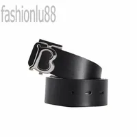 Gladde gesp dames designer riemen met metalen letter dubbele zijden omkeerbare Cinturon Outdoor Holiday Travel Portable Fashion Wear Heren Belts YD011 B23