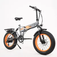 HEZZO 자전거 48V 500W 13AH LG 배터리 접이식 전기 자전거 20 인치 지방 타이어 ebike City 도로 전기 접이식 Bicicleta HB-20Pro
