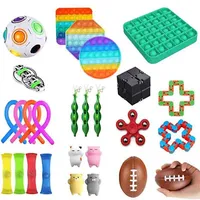 Fidget Toys Anti Stress Set Stretchy Strings Popite Gift Pack Squishy Sensory Stress Relief Figet Toy pour adultes Kids Brinquedos 23262