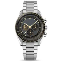 Top Brand Swiss Watches для мужчин Apollo 11 50th Anniversary Deisgner Watch Quartz Movement All Dial Work Speed ​​Dial Speed ​​Montr321c