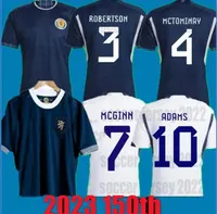 2023 Scotland 150th Anniversary soccer jersey blue Special edition TIERNEY DYKES ADAMS football shirt 23 24 CHRISTIE McGREGOR MCGINN McKENNA men kids uniforms BB