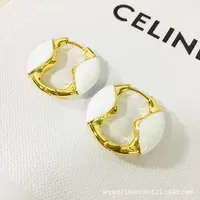 celn Designer Luxury design Jewelry earrings 2022 new round earrings and S925 silver needle small crowd light luxury temperament fashion versatile 5ETA
