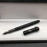 Overerving Promotie - Hoge kwaliteit lage serie zwarte klassieke Fountain Pen Roller Ball Pen Exquisite Snake Clip Office Schoo3560