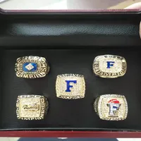 High Quality 5pcs University of Florida Gators Men's Championship Ring Set Ring Sports Sports Jewelry Fans Definir NCAA Ring279H