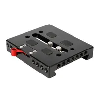 CAMVATE Quick Release Baseplate With Locking Lever For ARRI Dovetail Bridge Plate Sled Item Code C2136244c