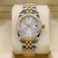 31mm High quality women's Diamond Watch Ladies automatic mechanical watches womens stainless steel buckle sport waterproof fa2569
