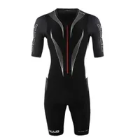 サイクリングジャージーセットHuub Men Cycling Jersey Triathlon Clothing Tri Suit Skinsuit Ropa Ciclismo Hombre Body Sport Swim Run Jumpsuit 230302