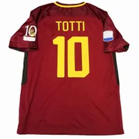 Retro classic TOTTI 17 18 soccer jerseys DE ROSSI DZEKO Kolarov Perotti Florenzi NAINGGOLAN 2017 2018 football shirt