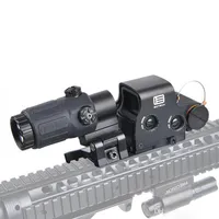 558 G33 Red Green Dot Holographic Sight Scope Hunting HHS Reflex Sight Riflescope med 20mm Mount för Airsoft196a