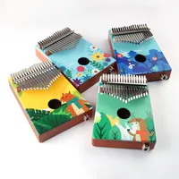 Electric Box Money17 Keys Kalimba Xylophone Images With Small Animals Can Be Used As Gifts