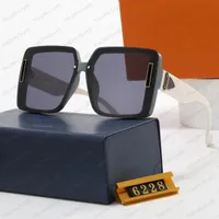 2023 Luxe designer merk zonnebrillen Designer Zonnebril Hoogwaardige bril Dames Men Blazen Dames Zonneglas UV400 Lens Unisex met doos