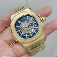 Herren Mechanical Watch Automatisch 40 mm Edelstahlgurt Designer Sapphire wasserdichte Freizeit klassische Mode Armbandwatch Montre de Luxe