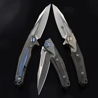 VENOM mini attacker pocket knife M390 blade Titanium handle camping survival knives EDC fishing cuting tools305k