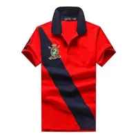 Embroidery Top Men&#039;s Polos quality Men T Shirts Fashion Summer Brand Animal Print Short Sleeve tshirts men T-shirt