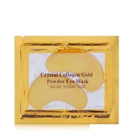 Andra hudvårdsverktyg Crystal Collagen Gold Powder Eye Mask Peels Djup Fuktgivande och utjämning Drop Delivery Health Beauty Devices Dhtmx