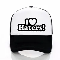 Caps à balle I Love My Haters Funny Sexy Hip Hop Cool Cap Cool Unisexe Sports Baseball Hat Summer Casual Mesh Trucker Cap 230302