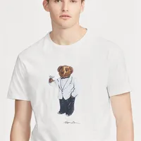Camisa de oso de polo de talla de EE. UU. Camiseta unisex de manga corta camiseta de algodón M l XL 2XL Drop202g