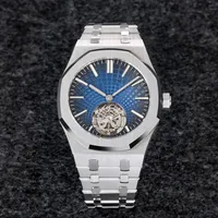 Tourbillon Mens Watch Automatic Movement Watch 41mm Fashion Business Armbandwatch Montre de Luxe für Männer
