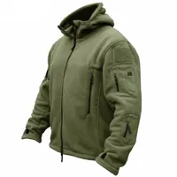 Heren Jackets Men Us Us Military Winter Thermal Fleece Tactical Jacket buitenshuis Sports Hooded Coat Militar Softshell Hiking Out2426