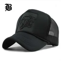 Hip Hop Black Leopard Print Caps Curved Baseball Caps Summer Mesh Snapback Hats For Mull Men Casquette Trucker Cap206y