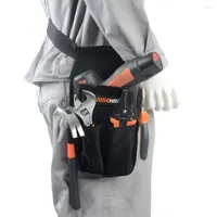Sacos de cintura 1680d Oxford Ploth Small Hardware Bag Kit com bolsa de bolso de ferramentas para chaves de fenda de cinto para kit de ferramentas de eletricista