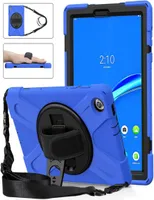 Tablet PC Stands Lenovo M10 Plus Case 103 Strap Shockresistant Sağlam Kılıf mavi3136261