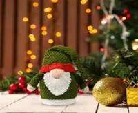 Christmas Decorations Year 2022 Knitted Rudolph Doll Faceless Dwarf Ornament Holiday Decoration 2022405289727
