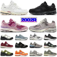 NB 2002R Designer Mens Womens Casual Shoes Light Blue Black Camo Bordeaux Incense Nightwatch Green Protection Pack Dark Navy Sports Sneakers Trainers