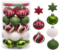 Valery Madelyn 35pcs 5cm Christmas Balls Ornament Multi Color Christmas Hanging Tree Pendants Navidad Decor for Home New Year 22033574231