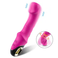 Sex Toy Massager Vibrator Alwup Vibration Stimulate Clit G-spot Wand with 9 Modes Rabbit Strong Toys for Adults Female