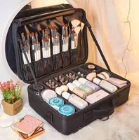 Lhlysgs Brand Women Beauty Organizer Professional Cosmetic Case Viajes necesarios para el almacenamiento impermeable Bag2098836