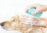 Pennello da bagno per massaggio per animali domestici Multifunzionali spazzola da bagno in silicone Cane Cane Clean Artifact6258835