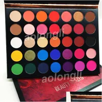 Eye Shadow Beauty Glazed Eyeshadow Palette 35 Colors Shimmer Matte Makeup Color Studio Palettes Brand Cosmetics Drop Delivery Health Dhii2