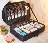 Lhlysgs Brand Women Beauty Organizer Professional Cosmetic Case Viajes necesarios para almacenamiento impermeable Bag2792744