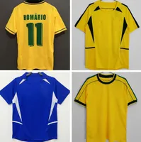 Brasil Retro Soccer Jerseys 1994 1998 2002 Ronaldinho Kaka R. Carlos Camisa Maillot Futebol Brazilië Rivaldo Classic Vintage de Foot Jersey doelman voetbal shirt