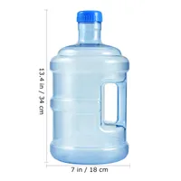Water Bottles VORCOOL 5L Pure Water Bottle Jug Mineral Water Container Outdoor Car Storage Bucket Thickened Food Grade Dispenser Barrel Camp 230303